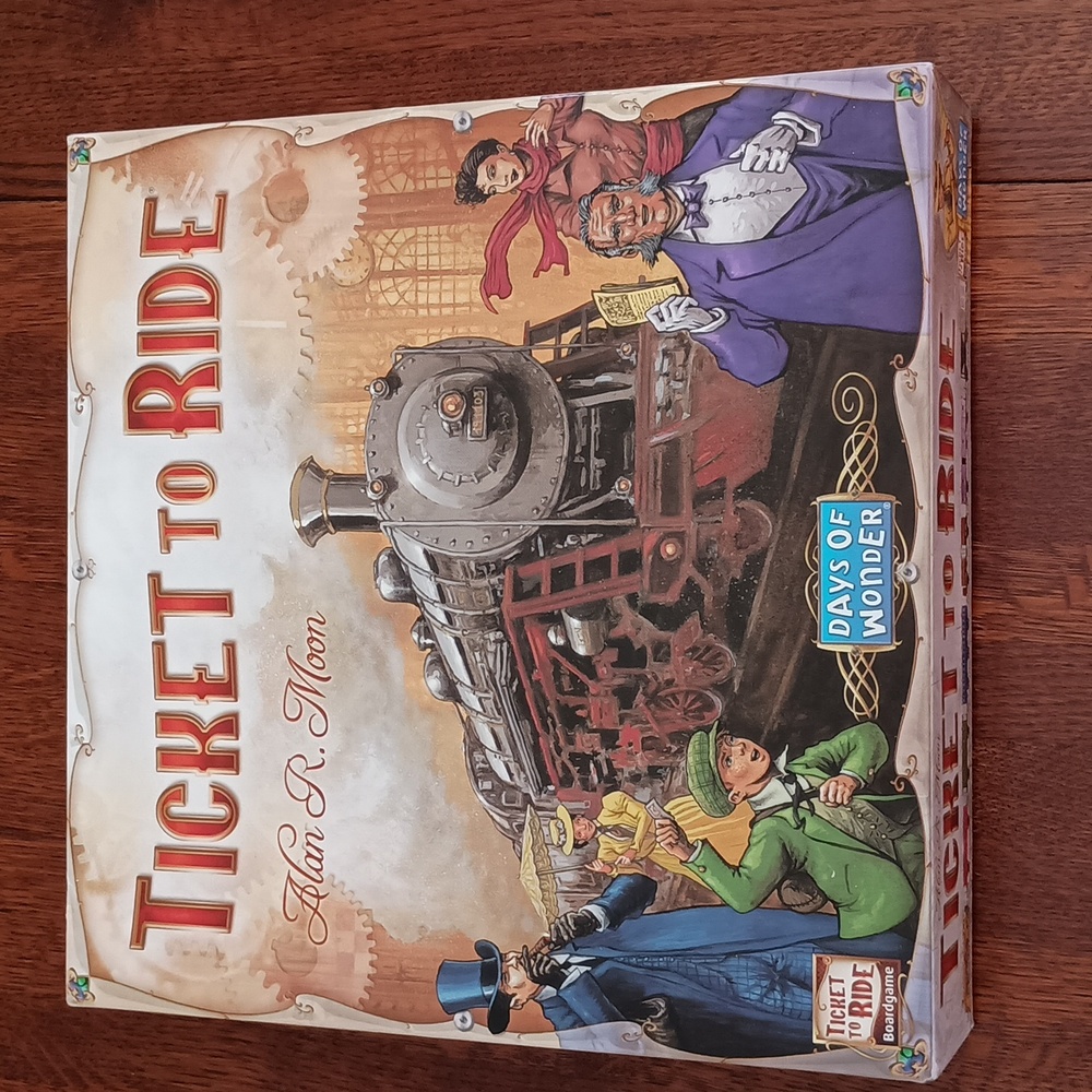 A.R Moon Ticket To Ride Cross Country Train Adventure Days of Wonder Boardgame